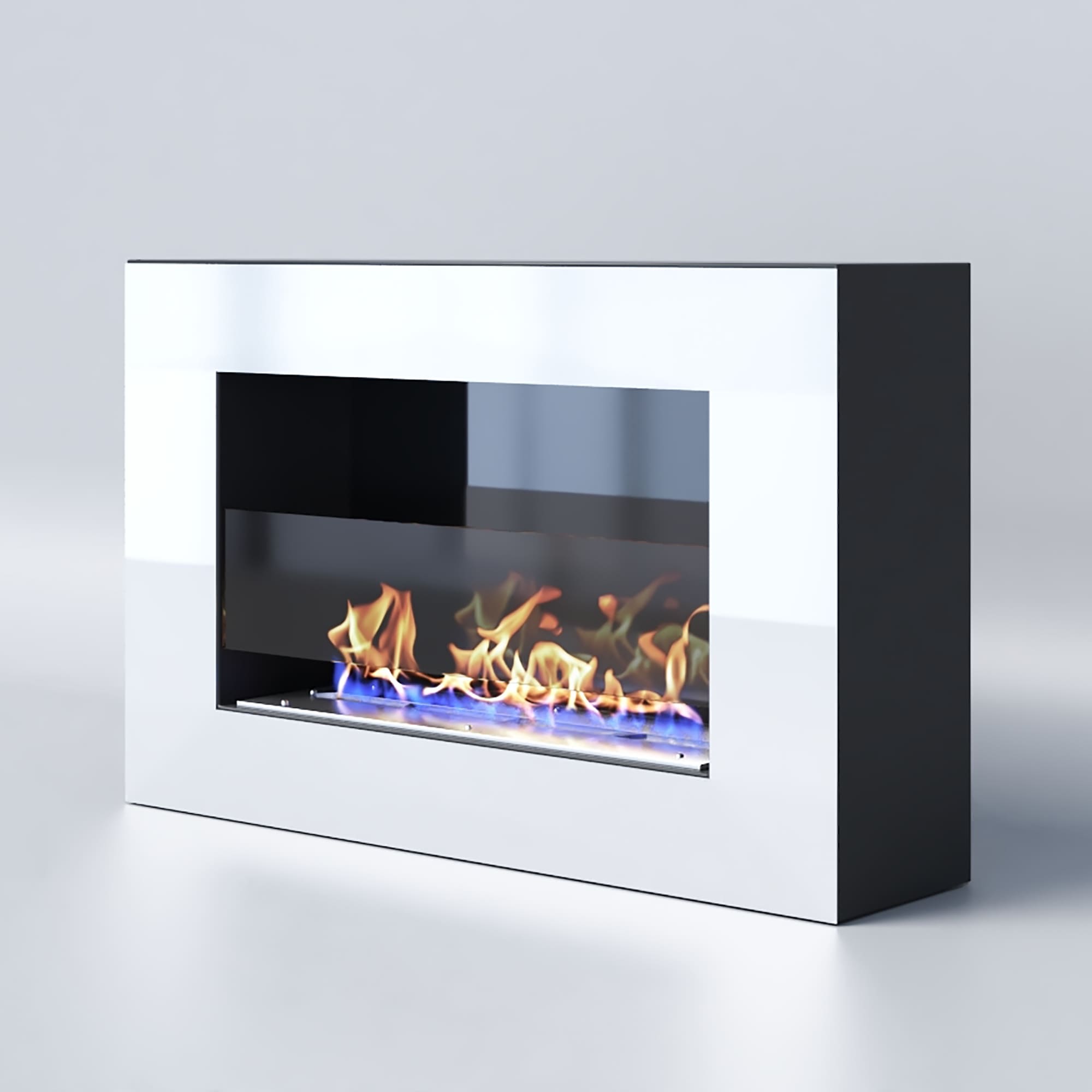 Биокамин "Русский огонь" Хай-тек 650N настенный с защитным и декоративным стеклом по цене 30 900 руб.