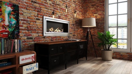 Биокамин "Русский огонь" Стенли 1100V встраиваемый по цене 38 800 руб.