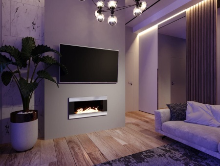 Биокамин "Русский огонь" Модерн 800V встраиваемый по цене 25 900 руб.