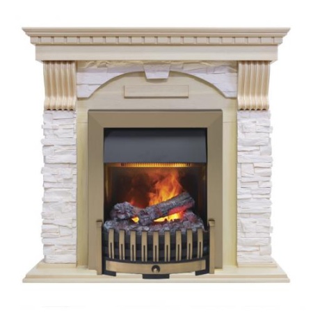 Dublin арочный сланец шампань (слоновая кость)+Danville Antic Brass