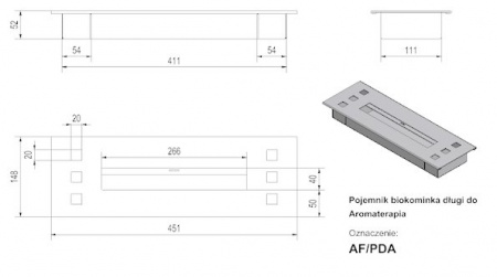 Прямоугольный контейнер Grand, АRОМА по цене 