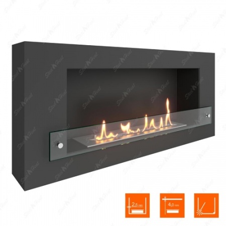 Биокамин SteelHeat WALL 900 стекло Биокамин SteelHeat WALL 900 стекло по цене 29 900 руб.