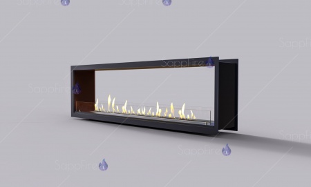 Встраиваемый сквозной очаг 1400 SappFire по цене 62 950 руб.