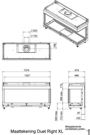 Газовый камин Faber Duet XL Газовый камин Faber Duet XL